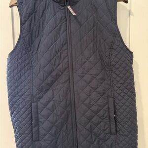 Talbots Women’s Navy Quilted Vest